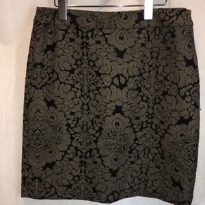 Evan Picone Petite Jacquard Print Pencil Skirt | Size 10P